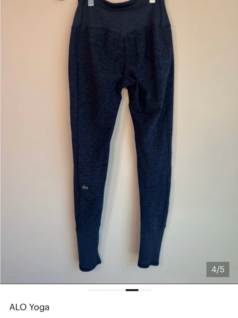 Alo Soft Alo Yoga Soft Lounge Leggings Yoga Navy Heather High-Waist Leggings